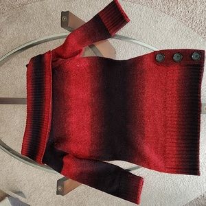 Red and Black stripped sweater